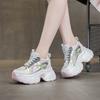 Small thick-soled tall dad shoes women's new spring and summer new sports and leisure shoes light and breathable