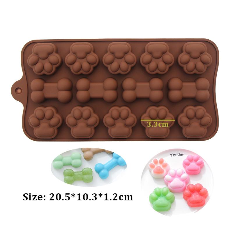 1-29 Handmade Silicone Mould Chocolate Candy Jelly Pudding Ice Mold Baking Tool