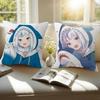 Anime Gawr cute Gura  Personalized Pillow Cover Kids Bedroom Wild Party Decor Pillowcase kid Birthday shower Gift