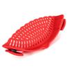 Premium Silicone Clip On Strainer Universal Draining Pot Strainer Heat Resistant Flexible Kitchen Basket Colander Meat