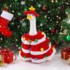Christmas Goose Outfit Festive Christmas Porch Goose Clothes With Hat Cloak Design Goose Outfit For Festival Decor