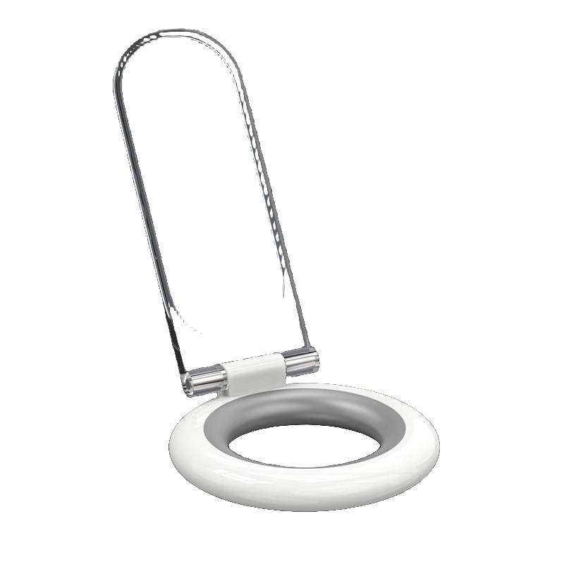 Toilet Seat Lifter Handle Ring Tool Hygienic Lid Opening BSPCTPR Material Adhesive Mount Single Unit