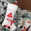 Christmas Stocking for Fireplaces Decoration Stylish Hanging Gifts Bag Santa/Snowman/Elk/Penguins Party Supplies