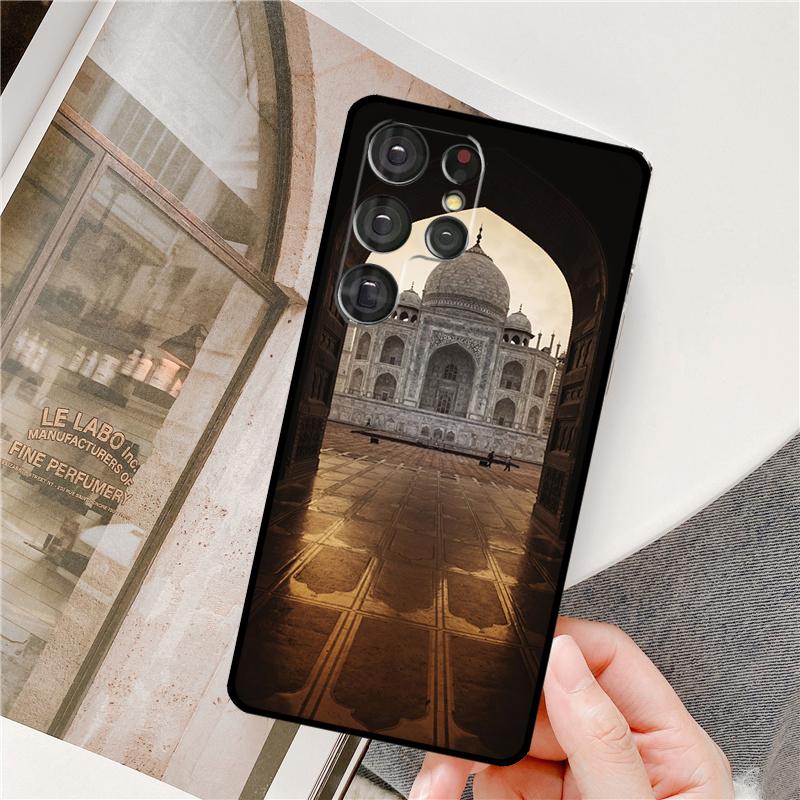 Arabic Muslim mosque building Phone Case For Samsung Galaxy S24 Ultra S9 S10 S20 S22 S21 Plus S23 FE S25 Ultra Full Cover