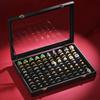 Ring Organizer Box With Clear Lid - Faux Leather Jewelry Storage Display Case For Rings, Beads & Jewelry Making - Compact Tabletop Organizer For Women