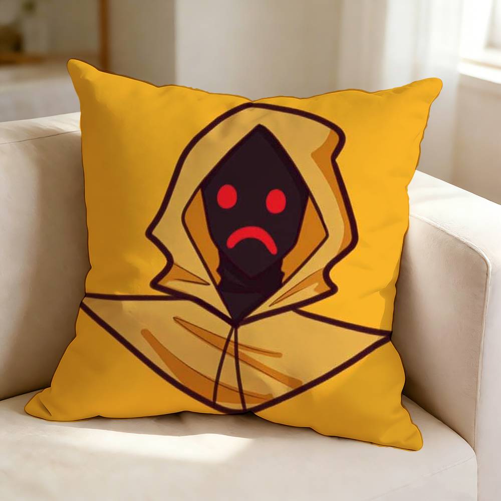 Horror MMarble Hornets HHoodie  Pillow Case Square DoubleSided Sofa Cushion Cover Bedroom Bedside Pillow