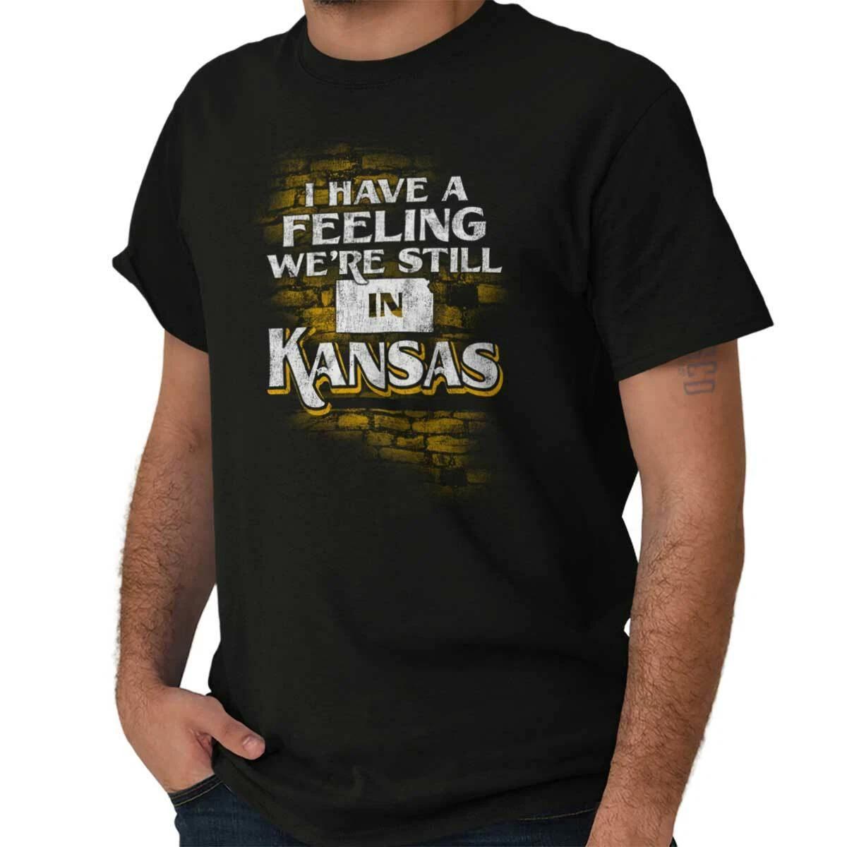 

Were Still In Kansas Midwestern KS Souvenir Adult Short Sleeve Crewneck Tee S