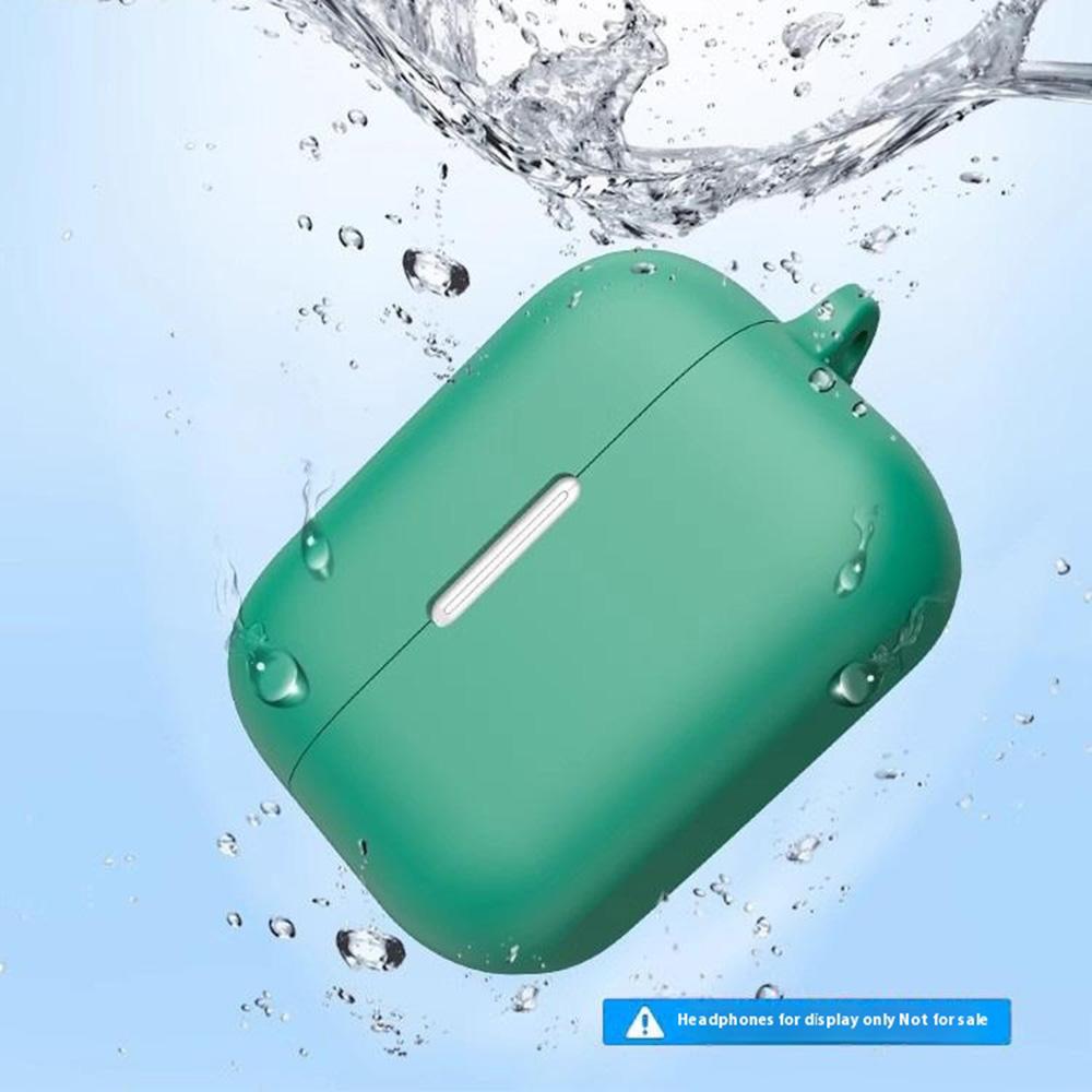 For Anker Soundcore Aero Clip Silicone Case with Anti Lost Buckle Bluetooth-compatible Earphones Protective Cover