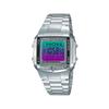 CASIO Customized watch modified series Y2K Millennium style electronic movement metal strap same style for men and women col QingMeiLian