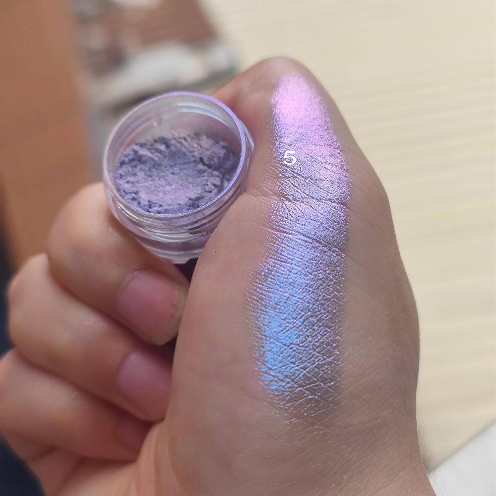 Multichrome Chameleon Eye Shadow Powder Nail Glitters Aurora Neon Rainbow Pigment Chrome Powder Iridescent Eyeshadow Nail Decors