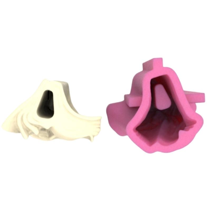 Creative Unique Flower Holders and Pen Pots with Face Book Sturdy Silicone Resin Mould for Craft Lovers Daily Use