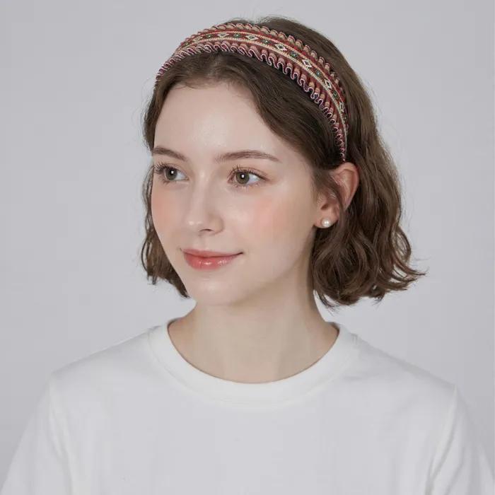 LALA Frill Headband P-Beige