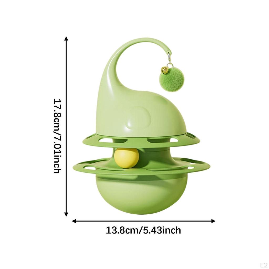 Cat Intelligence Toy Interactive Slow Food Dispensing Stable Furniture Protect Portable Unique