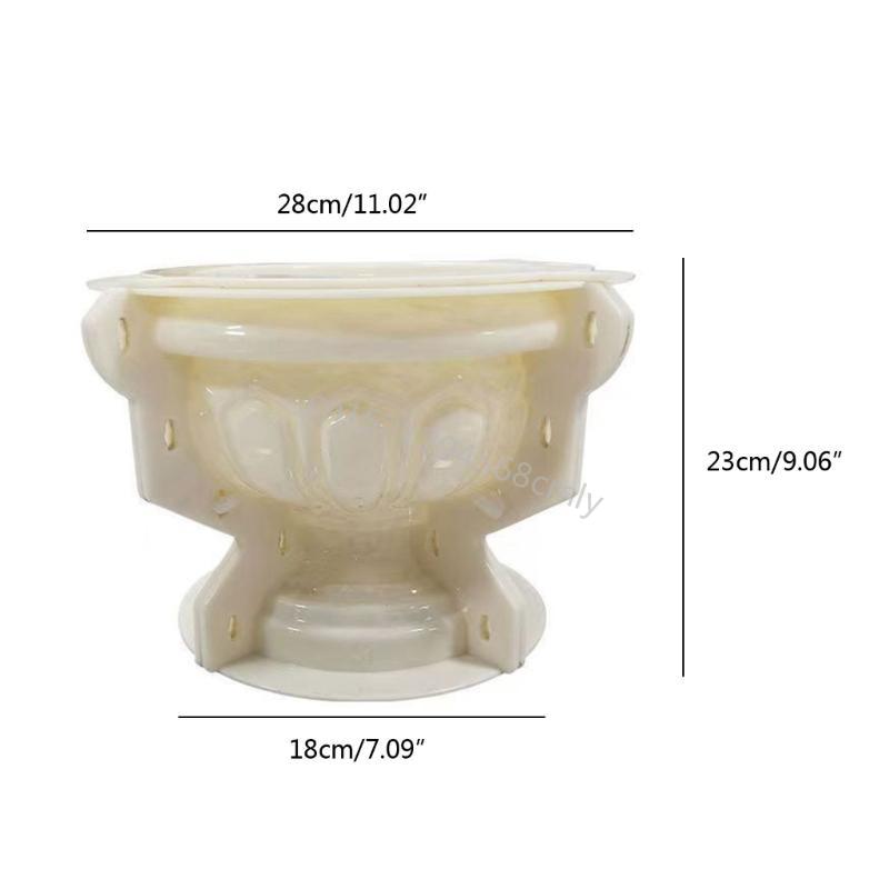 Blumentopfform DIY Basteln Bonsai Pflanzgefäßform Kunststoff Beton Ornament Gießen 6XDE