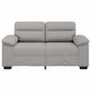 2 Seater Sofa Cloud Grey 160 X 81 X 84 Cm Fabric