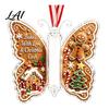 Praktische Bargeldumschlag-Alternative 2 Stück Acryl Schmetterling Geldhalter Hängende Ornamente Dekorative Anhänger für Weihnachts-Feiertags-Ausstellungsbaum