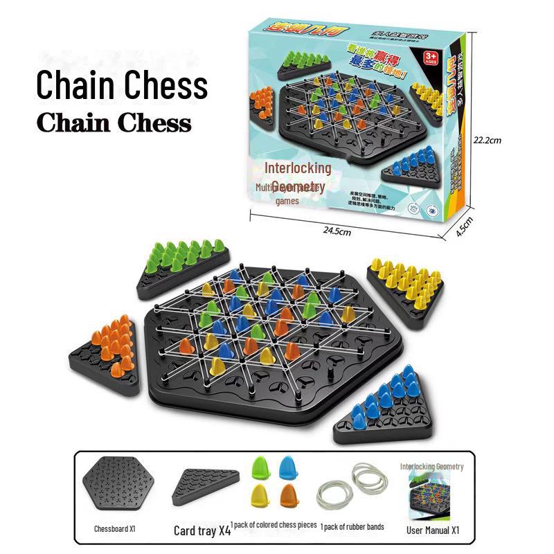 Multiplayer Interactive Chess Puzzle Desktop Toy