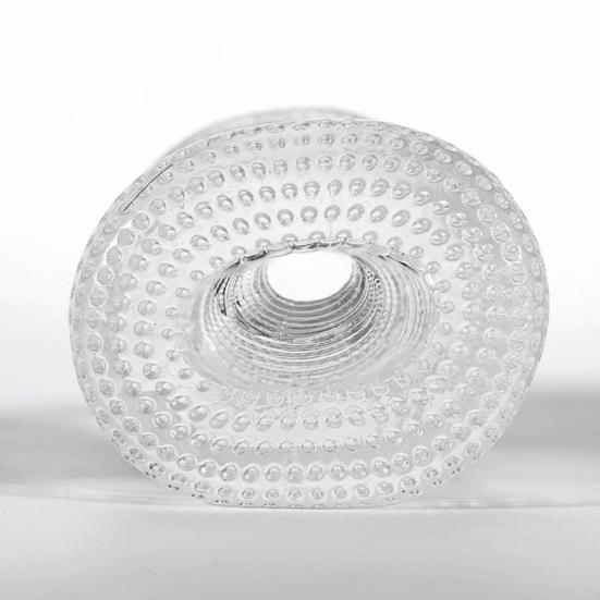 Transparent Soft Silicone Masturbator Aircraft Cup Men Penis Trainer Sex Toy