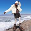 Sancai 2025 Winter 90% White Duck Down Short Puffer Jacket