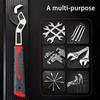 Universal Adjustable Ratchet Wrench Multifunctional Spanner Hand Repair Tool for Nuts and Bolts