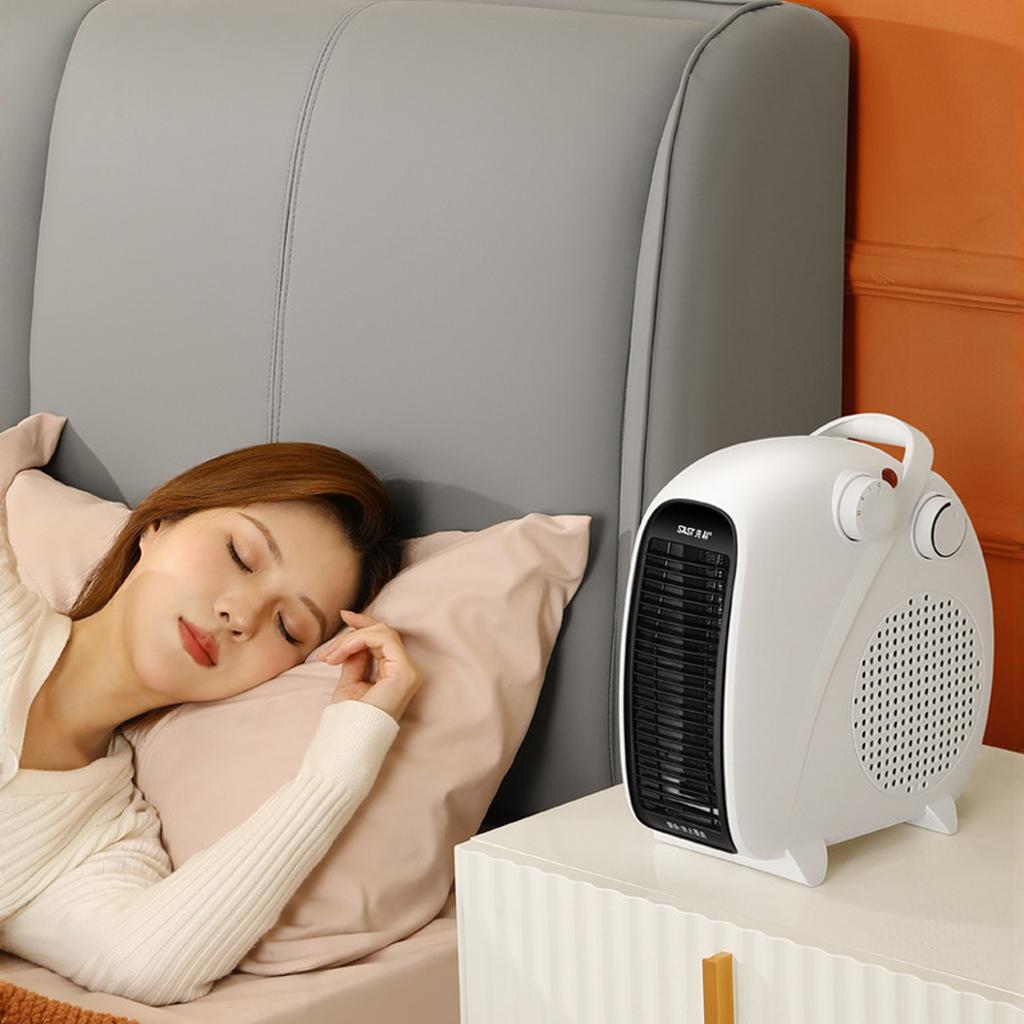 Portable Electric Space Heater Quiet Heater for Home Bedroom Desktop