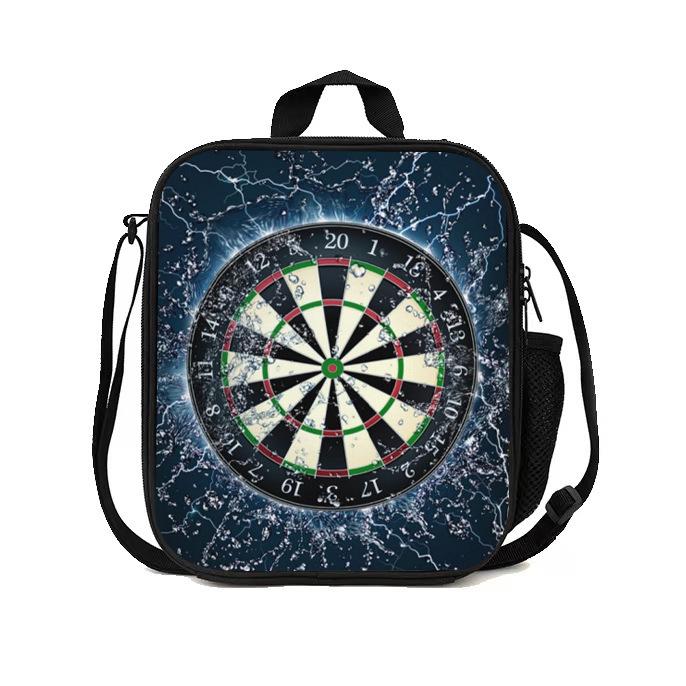 Football Basketball Pattern Children'S Lunch Bag Elementary School Lunch Box Bag Fashion Trend Boys' Lunch Bag