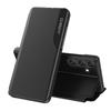 Eco Leather View Case Etui For Samsung Galaxy S24 Fe With Flap And Stand - Black