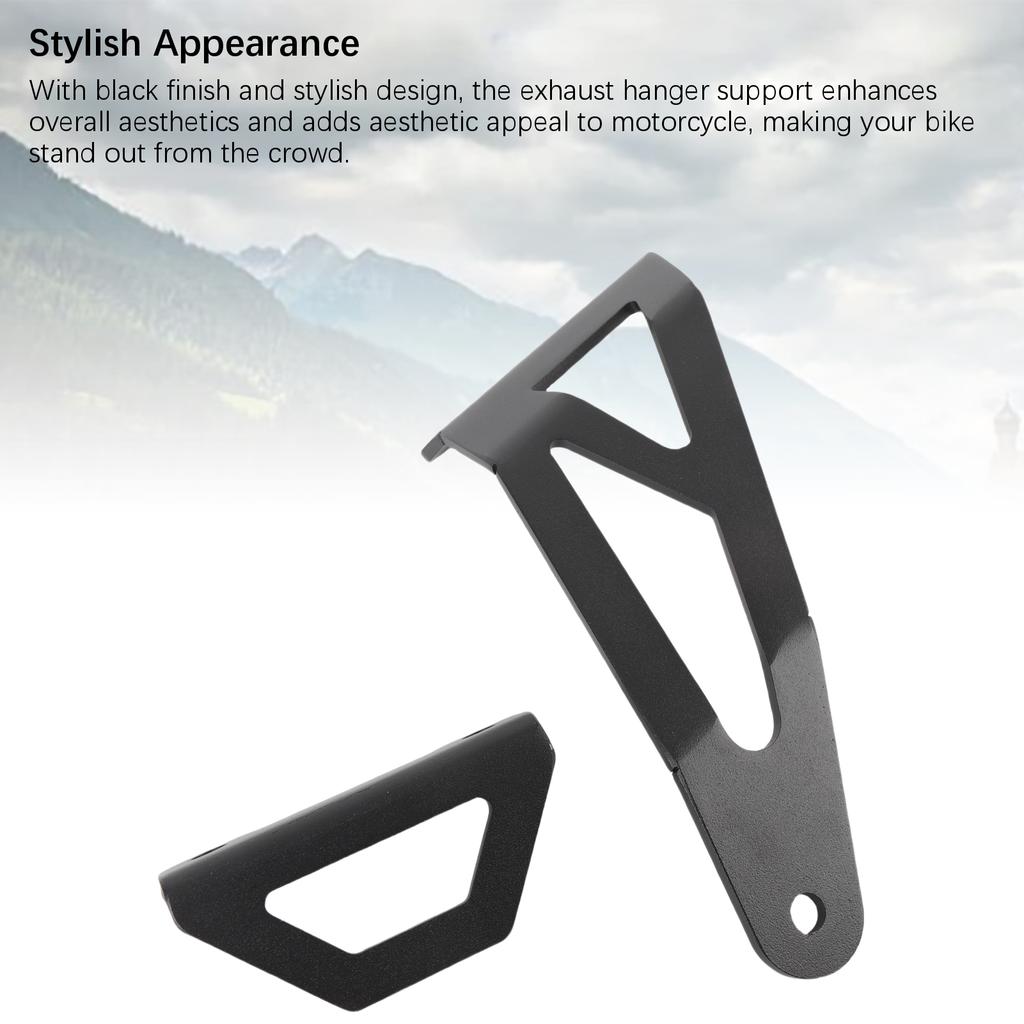 Suport de Prindere pentru Evacuare Motocicletă Siguranță Sporită Aspect Elegant Suport de Obturare pentru Suport Picior Spate