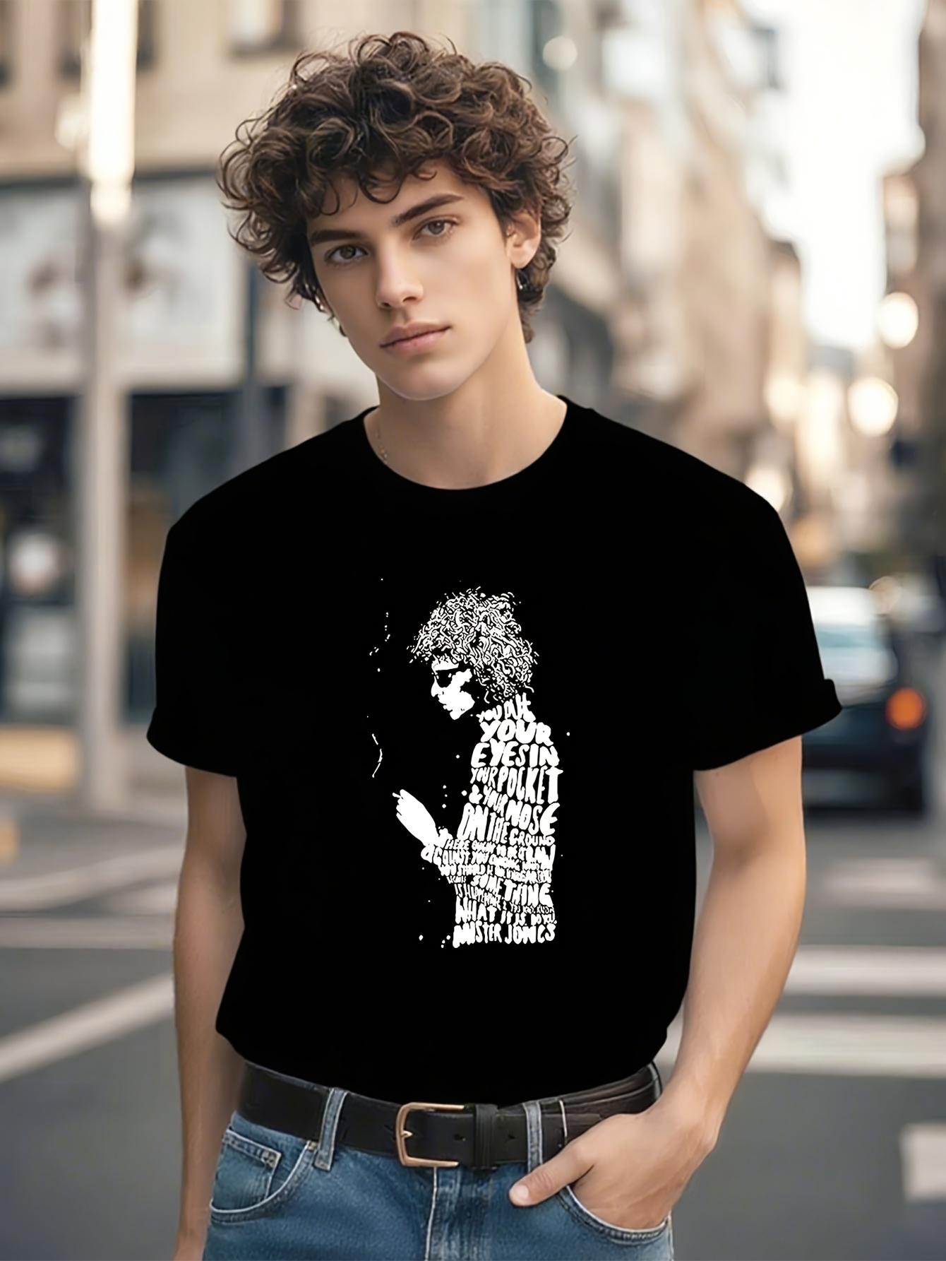 Vintage Bob Dylan Graphic Tee - Retro Music Legend T-shirt XXXXL