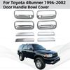 ABS Chrome Car Accessories Plated Door Handle Bowl Covers Trim Paste Style For Toyota 4Runner 1996 1997 19998 1999 2000 2002