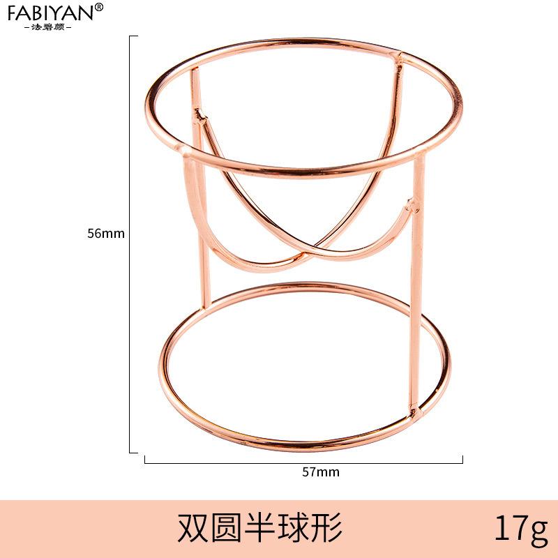 1 Stück Make-up Schwammhalter Make-up Metall Puderquastenständer Puderquasten Aufbewahrungsständer Schwamm Trockenständer Halter Trockengestell