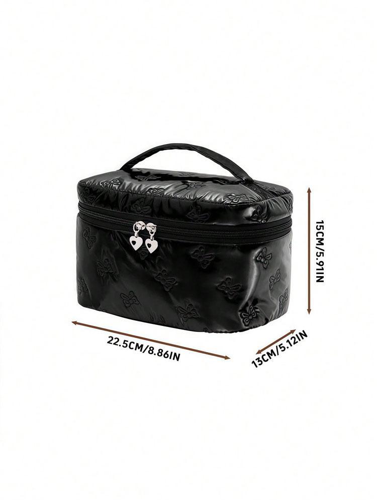 1PC New Bow Makeup Bag, Large-capacity Lipstick and Skincare Product Storage Bag, Business Trip and Travel Toiletry Bag