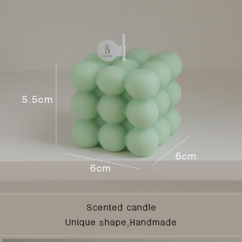 Rubik's Cube Scented Candle Premium Sense Souvenir Gift Handmade Creative Props Ornament Internet celebrity geometric modeling wax