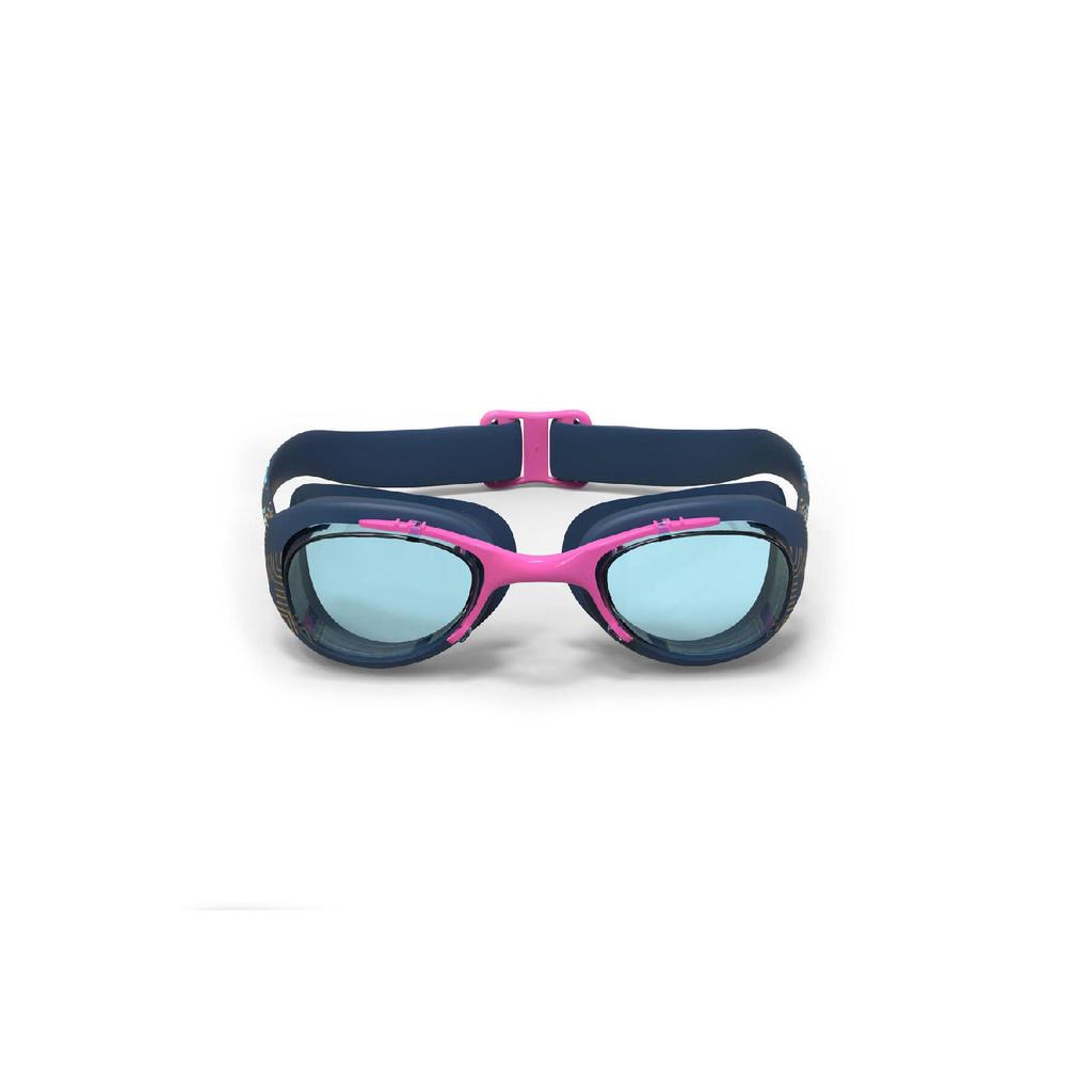 Lunettes de natation Nabaiji - Taille L - Noir / Orange - 100