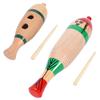 Wooden Fish Toy Game Orff Percussion Musical Instrument Toddler Music Learning Children's Christmas Gifts Baby Educational Toys