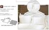 Duvet Cover Solid Silk and Soy Protein Fiber Fitted White 4-Piece Set, Double, Color, (Duvet Cover, Sheet, Pillowcases), [Used]