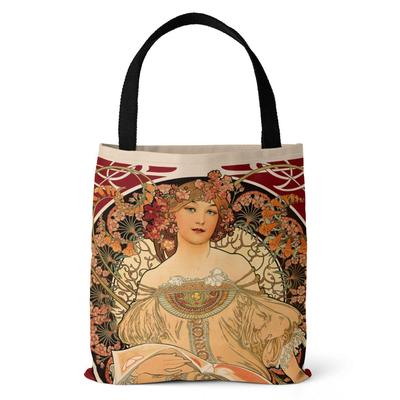 [Magic of Sedona] Alphonse Mucha Tote Bag (Dream)  Color Your Everyday Life with Art Nouveau Masterpieces. Lesson Bag. Cultural Center Bag.