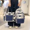 School Bag Junior High School Girls Large Capacity New Lightweight Tie-dye Girls Backpack Campus Commuter High School Student Backpack