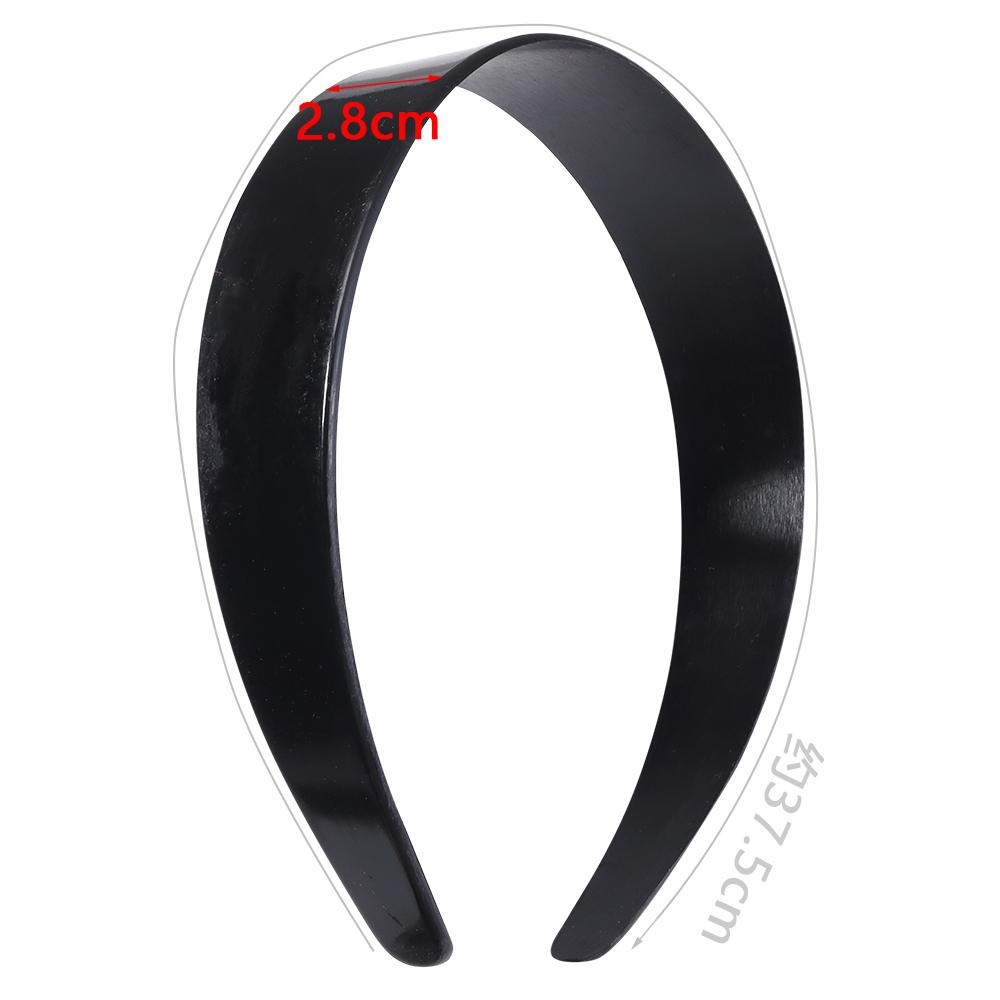5pcs 1.8/2.8/3.8/4.8cm Wide Black Hairbands Simple Headbands Hair Bands For Women Girls DIY Handmade Hair Decoration Accessories