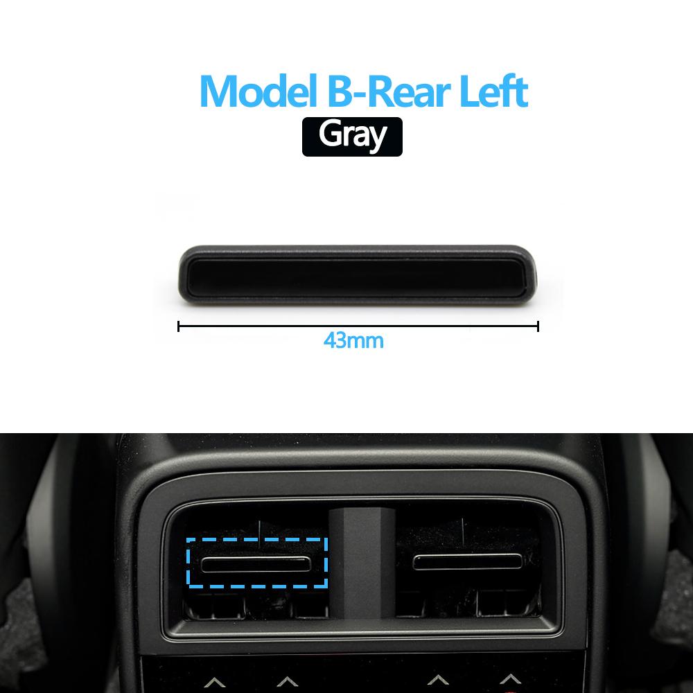 Car Rear Air Conditioning Rear AC Vent Grille Air Vent Trim Strip For Porsche Taycan 9J1 2019 2020 2021 2022 2023