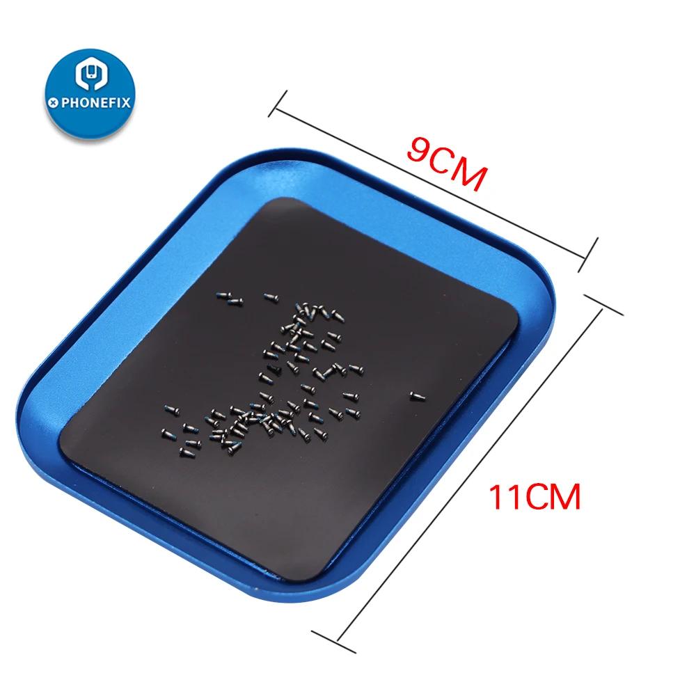 Aluminium Alloy Magnet Screws Disk Storage Plate Magnetic Mini Screw Mat Tray Plate for RC Airplane Car Boat Phone Repair Tool