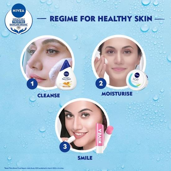 NIVEA Milk Delights Face Wash Moisturizing Honey For Dry Skin 100ml, 100 Ml