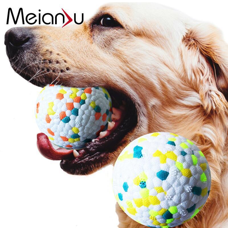 Meianju High-Elastic Lightweight Molar Pet Toy – Bite-Resistant Popcorn Ball for Dogs
