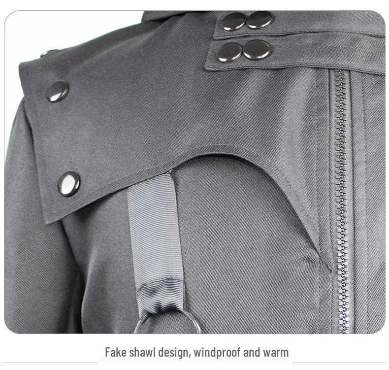 Manteau Costume Gothique Automne/Hiver Halloween 2024 pour Homme