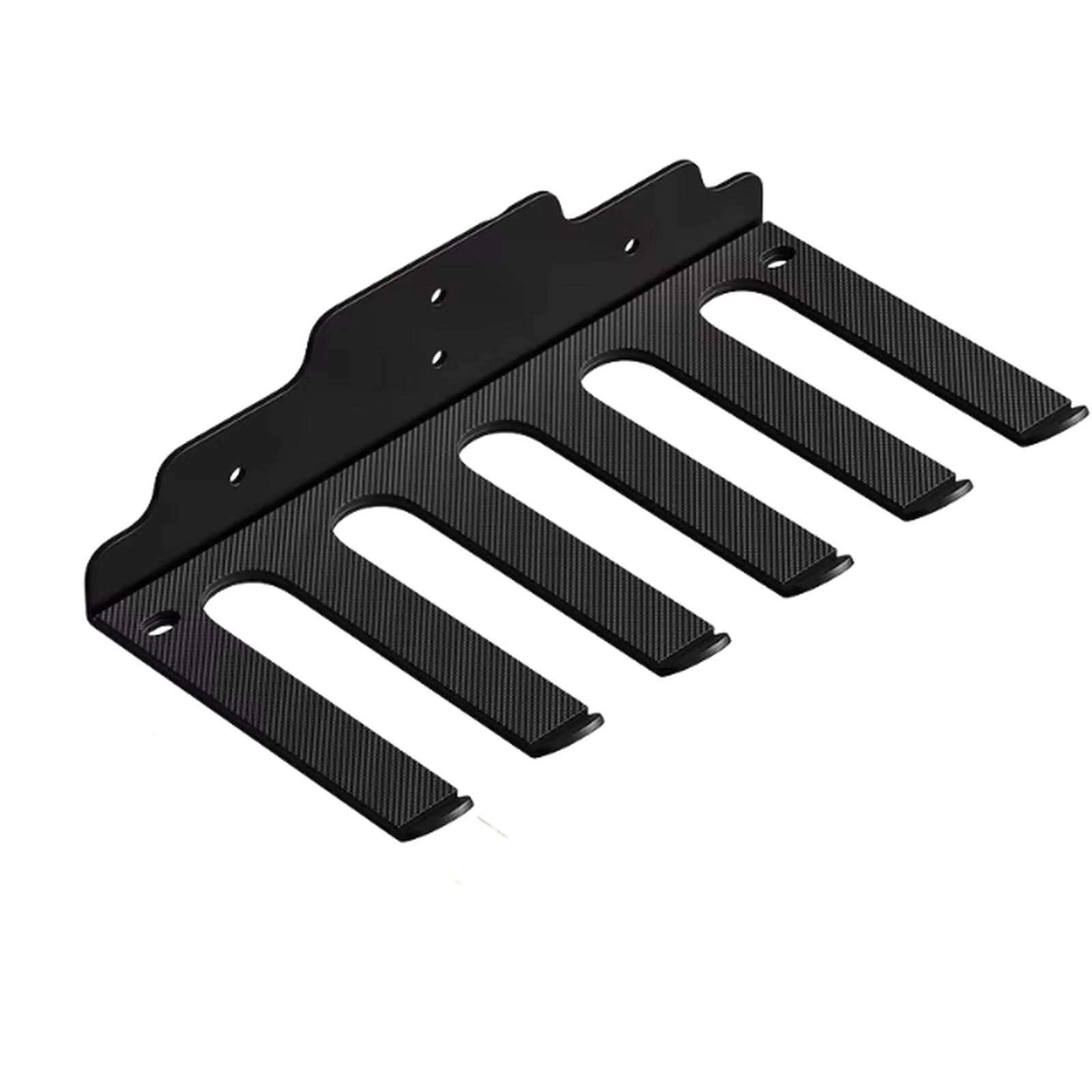 

Storage Rack Wall Mounted Sealant Organizer Barbell Hanger Garage Gym Bar Wall Rack Vertical Barbell Mount Rack Gym Accessory One Size чорний