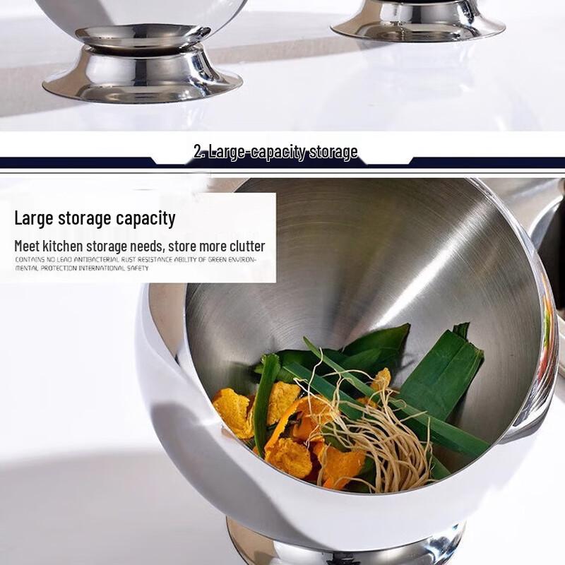 Homeglen Stainless Steel Slanted Seasoning Bowl