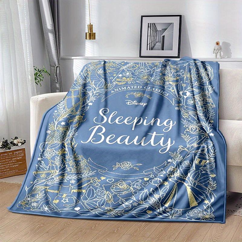 1pc, Disney's Sleeping Beauty Animated Classics Home Decor Blanket, Flannel Throw for Bedroom, Living Room, Travel, Camping