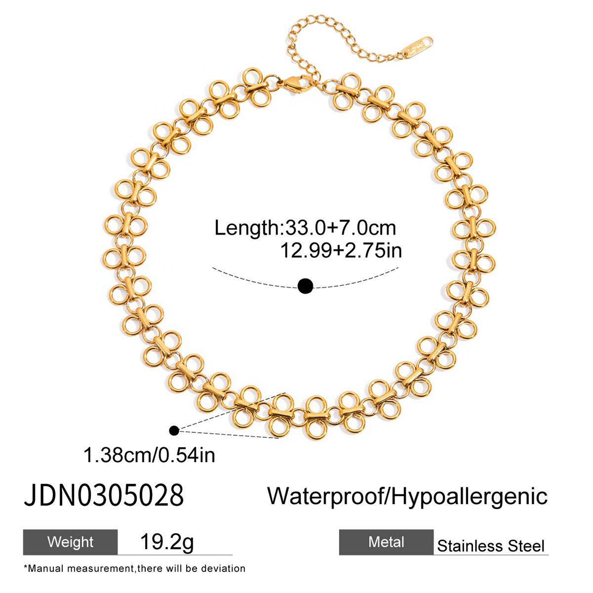 European and American agate jewelry titanium steel cross necklace niche collarbone chain stainless steel