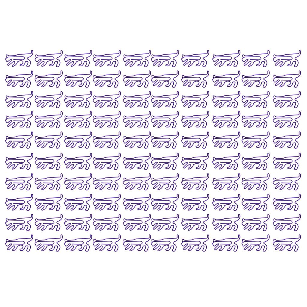 100 Stück niedliche Büroklammern im Tierstil, exquisite, helle, galvanisierte, rutschfeste, ausgefallene Büroklammern für F