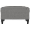 349348 vidaXL Fußstütze Dunkelgrau 70x55x41 cm Stoff